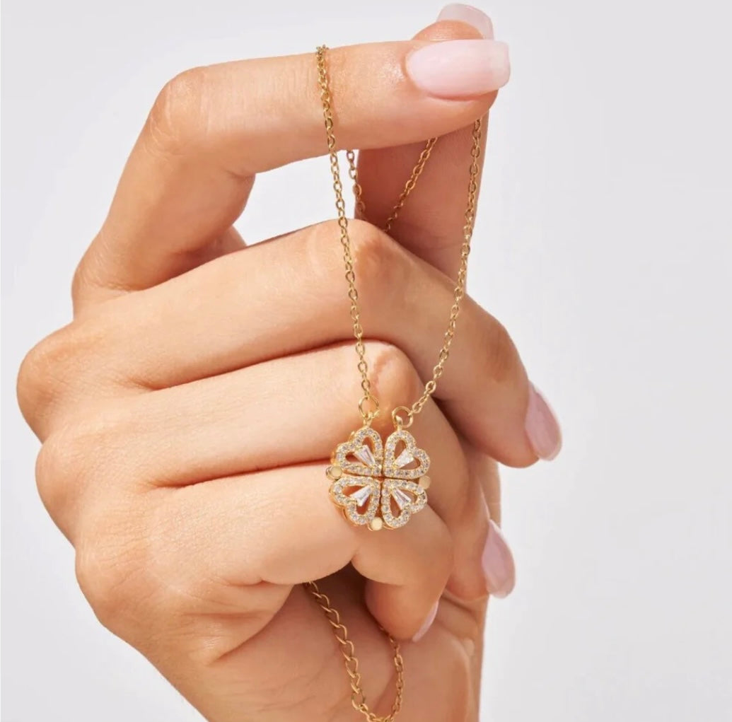 Gelukshart Ketting Goud