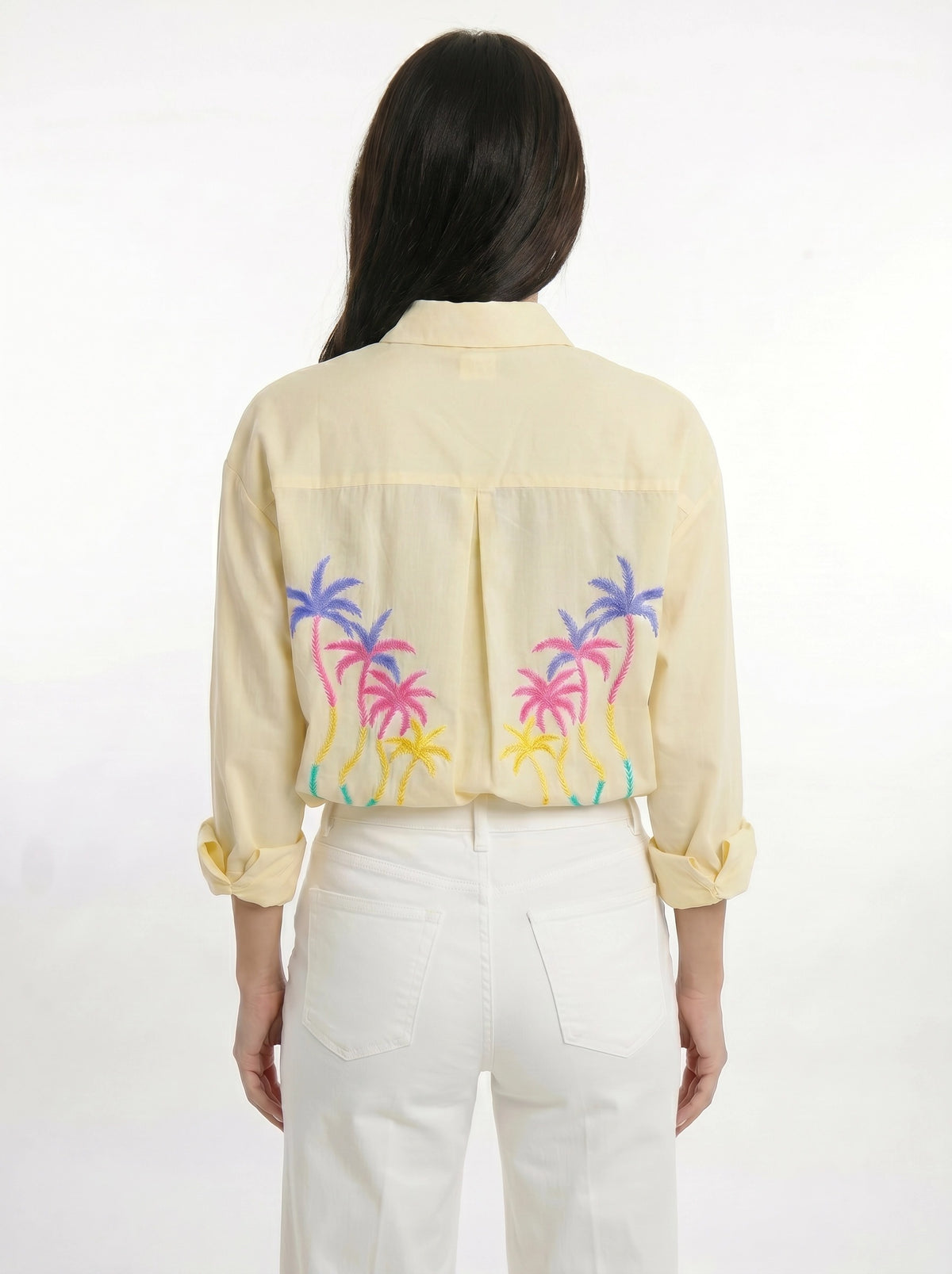 Palm Tree Shirt Yellow
