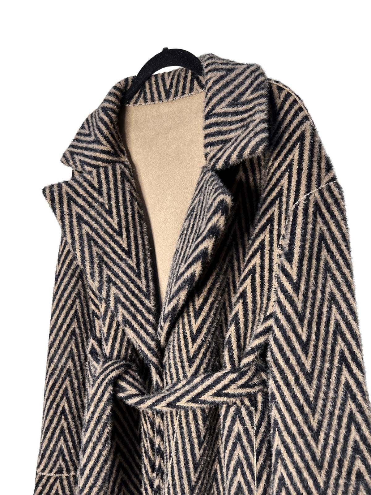 Giulia Reversibele Mantel Bruin