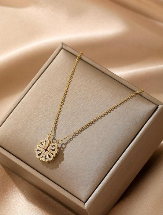 Gelukshart Ketting Goud