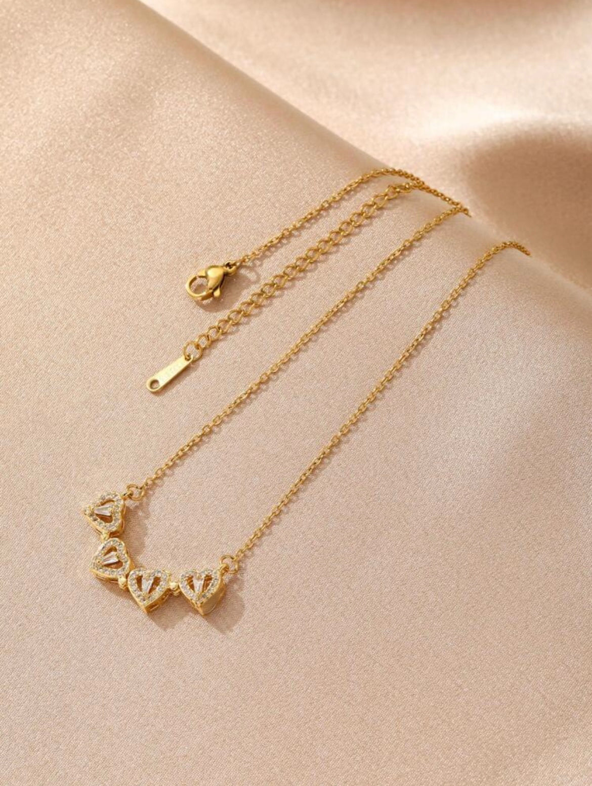 Gelukshart Ketting Goud
