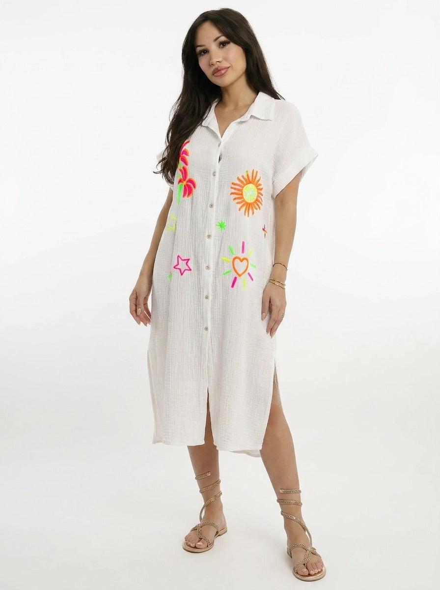 Tetra Dress White