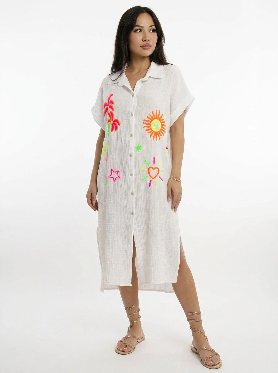 Tetra Dress White