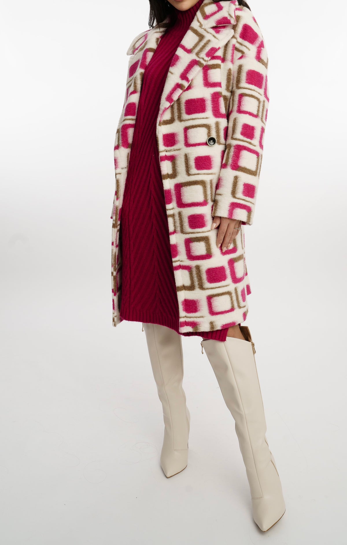Sofia Mantel Fuchsia