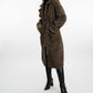 Giulia Reversibele Mantel Bruin