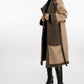 Giulia Reversibele Mantel Bruin