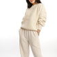 Altamira Velour Broek Ecru