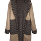 Giulia Reversibele Mantel Bruin